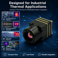 Module de caméra thermique non refroidie 21 mm 640x512 384x288 12 µm VOx LWIR pour inspection industrielle Caméra infrarouge