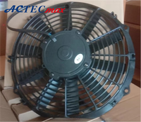 Ventilateur électrique universel 12 pouces pour condenseur de climatisation automobile, radiateur de refroidissement moteur 12V/24V 80W S PUSH AC.117.007, ventilateur électrique mince