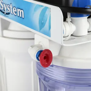 Sistema de filtración de agua RO compacto, 5 etapas, 50G, precio barato
