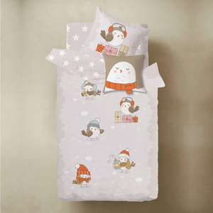 Bộ chăn ga gối đệm cho trẻ sơ sinh, chất liệu cotton, họa tiết mây, mặt trăng, mặt trời, bộ đồ giường in hình hoạt hình, bộ giường ngủ công chúa cho bé gái - Product Image 4