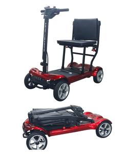 <span class=keywords><strong>Scooter</strong></span> de mobilité électrique pliable à 4 roues <span class=keywords><strong>pour</strong></span> personnes âgées et handicapées, <span class=keywords><strong>scooter</strong></span> adapté aux voyageurs handicapés - Product Image 4