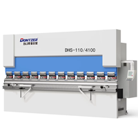 Presse plieuse CNC 4100 mm entièrement automatique synchronisée hydraulique pour composants de moteur et engrenages en aluminium - DHS-110/4100
