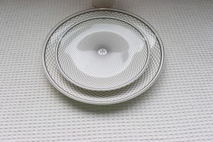 Ensemble d'assiettes en céramique de luxe 2 pièces pour salle à manger Style Europe occidentale porcelaine décor à la maison plats et assiettes en gros - Product Image 3