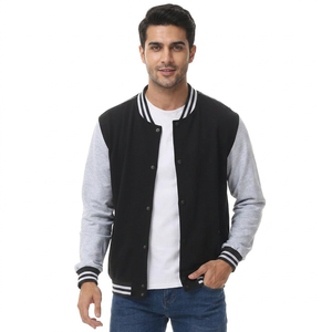 Wholesale Fashion Custom Embroidery Varsity <b>Jacket</b> Baseball <b>Letter</b> <b>Man</b> Varsity <b>Jackets</b> High Quality <b>Jacket</b> for <b>Men</b> - Product Image 1