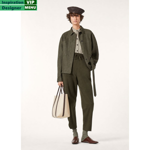Damen Freizeit-Set: Ärmellose Kapuzenweste mit Reißverschluss und elastische, weit geschnittene Cropped-Hose – Einfarbiges Co-Ord-Outfit für Damen - Product Image 6