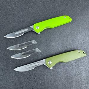 سكين عبس عالية الجودة 3-قابلة للتبديل No.24 Ultra حاد مشرط نحت سكين قابلة للطي استبدال شفرة سكين - Product Image 4