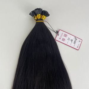 Extensiones de Cabello Humano Virgen Vietnamita con Punta de Queratina, Cabello Remy Pre-Adherido con Punta Plana Yaki Liso, Más Vendido - Product Image 4