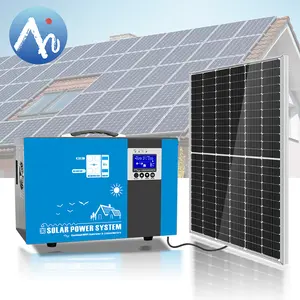 220 volt güneş jeneratör 3kw 8000w güneş jeneratör güç istasyonu