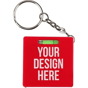 <b>Square</b> Tape Measure W/Level & <b>Key</b> Chain - Product Image 6