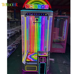 Máquina de cizalla de premios Rainbow Scissors, máquina de cizalla <span class=keywords><strong>arcade</strong></span>, máquina de cizalla de garra para cortar premios, juegos operados con monedas - Product Image 6