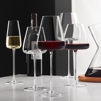 Verre à vin rouge en cristal à fond concave créatif pour la Bourgogne, style français, sans poignée, sans couvercle, grande capacité