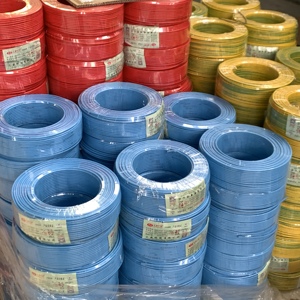 Cable Eléctrico de Cobre Puro con Aislamiento de PVC de <span class=keywords><strong>1</strong></span>.5mm 2.5mm para Cableado Doméstico BV/BVR/BVV/BVVB - Product Image 1