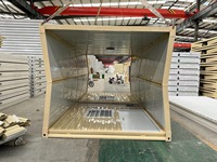 Installation rapide, maison conteneur pliable, bureau mobile, bâtiment économique, livraison bon marché, matériau en acier, couleur personnalisée