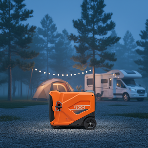 Generador de Frecuencia Variable Silencioso Xinbate 7500iE de 4 Tiempos con Arranque Remoto para Uso Doméstico - Product Image 1