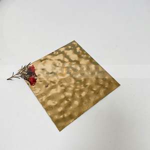 EX161 Embossed Golden Water Ripple Wave Decorative Stainless Steel <b>Sheet</b> <b>Mirror</b> 304 Water Corrugated Stainless Steel Plate - Product Image 6