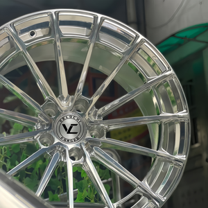 Jante en alliage d'aluminium chromé personnalisée VLC <span class=keywords><strong>16</strong></span> 17 18 19 20 21 22 pouces 5x114.3 <span class=keywords><strong>5x112</strong></span> 5x110 5x120 Concave profonde Forgée pour bmw M3 M4 - Product Image 4
