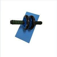 Roue abdominale multifonctionnelle automatique NJ, construction en acier et plastique, pour usage domestique, équipement d'exercice durable et unisexe