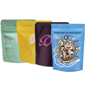 Mylar Bags Customize Mylar Bags Smell Proof Zip Lock Soft Touch Smell Proof Edibles S 420 Packaging Bags Plastic Pochon Baggies