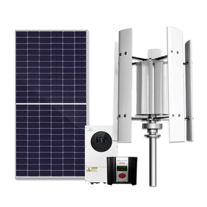 Panneaux solaires raccordés au réseau, système éolien à axe vertical triphasé avec contrôle de l'orientation, 1 kW - Product Image 4