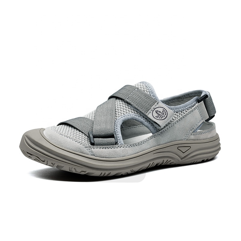 Новинка 2021, дизайнерские высококачественные спортивные пляжные сандалии листьев, сетчатые уличные походные резиновые сандалии для мужчин