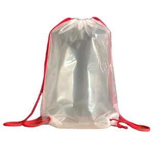 PE <b>Transparent</b> High Quality Fashion Dust <b>Bag</b> Drawstring Closure Reusable Eco-Friendly Portable Storage for Daily Use All Seasons - Product Image 1