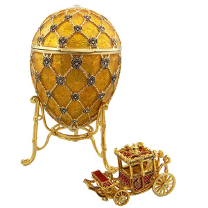 1:1 gingillo dell'uovo allo smalto dell'incoronazione imperiale: Design intricato, ricco di Heritage reali. Un collezione senza tempo di eleganza - Product Image 4