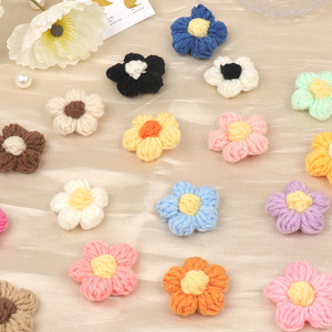 ดอกพลัมถักไหมพรมขนาดเล็กสำหรับตกแต่งโต๊ะกลางแบบเรียบง่ายสำหรับห้องน้ำบ้านห้องครัว HZO-24144 - Product Image 6