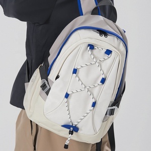Waterproof Polyester Large Capacity <b>Student</b> Laptop <b>Backpack</b> Boys Girls School Casual Daypack - Product Image 2