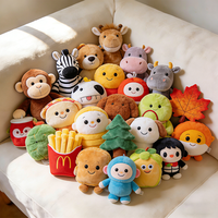 Fabricant OEM ODM de jouets en peluche doux, mignons, kawaii, en forme de singe, zèbre, cheval, vache, animaux en peluche, coton PP, décoration d'intérieur