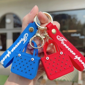 Llavero de bolso de dibujos animados 3D, mini llavero de bolso de playa con orificios - Product Image 2