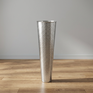 ZE-3249N Stainless Steel Floor Vase Handmade Industrial Design Metal Flower Vase for Premium Decoration - Product Image 1