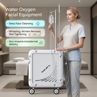 Nettoyage en profondeur à haute pression, jet d'eau oxygénée, peeling de la peau, rajeunissement de la peau, pulvérisateur blanchissant, jet de peeling, injecteur hydro