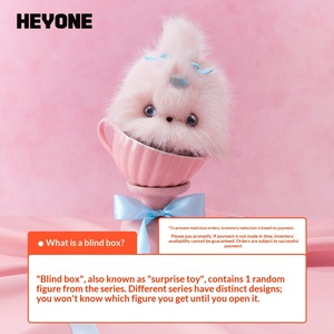 Heyone Fluffy Star Laluwu Series Blind Box Bambola di Peluche Ciondolo Portachiavi Morbido e Carino Regalo di Compleanno Creativo Unisex Set da 6 Pezzi - Product Image 5
