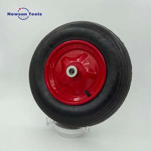 Ruota del pneumatico della carriola per il carrello 3.50 ruota di gomma dell'aria del mercato della Turchia 350-8 ruota gonfiabile pneumatico del camion della carriola - Product Image 5