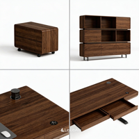 Bureau de direction électrique réglable en hauteur, design moderne, en bois, grand format, pour le travail debout, fabriqué en Chine