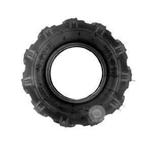 Petit chariot désherbeur manuel 400 avec rotoculteur à chevrons, machine agricole à chevrons internes et externes - pour pneus de tracteur - Product Image 1