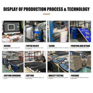 <span class=keywords><strong>Tapis</strong></span> d'entrée en polyester imprimé jacquard moderne 3D personnalisé <span class=keywords><strong>Tapis</strong></span> de sol élégant pour la maison Paillassons antidérapants 4.5mm Pile haute boucle lavable - Product Image 6