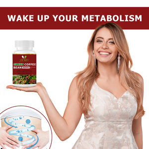 क्लोरोजेनिक एसिड समर्थन वजन प्रबंधन के साथ ओम निजी लेबल ग्रीन कॉफी बीन्स कैप्सूल - Product Image 5