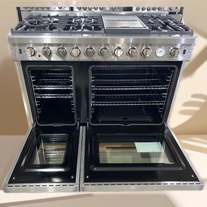 Cuisinière à gaz 7 brûleurs de 48 pouces avec four, en acier inoxydable, autoportante - Product Image 4