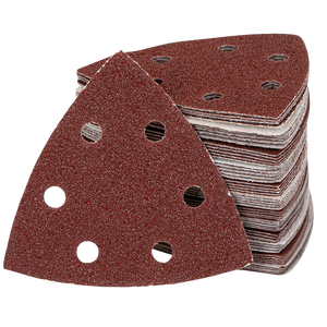 Pour VELCRO Delta 240 Grit Feuille Abrasive Pack Star Palm Sander Compatible 5-Pack - Product Image 1