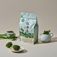 Nouvelle arrivée de sachets de thé vert personnalisés en gros Sacs en plastique debout pour l'emballage des aliments