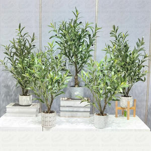 Árbol de Olivo Artificial de Plástico al por Mayor de Fábrica, Bonsái Personalizado Verde de 60-80cm <span class=keywords><strong>para</strong></span> Decoración de Jardín Interior y <span class=keywords><strong>Exterior</strong></span> - Product Image 1