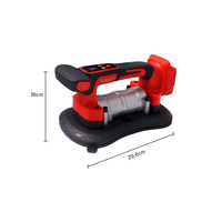 Vibrateur de pose de carreaux sans fil à batterie 21V 1000W de qualité industrielle à double moteur avec ventouse en caoutchouc de 150 x 260 mm