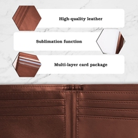Dompet Kulit PU HOCAYU Polos Universal untuk Pria dengan Tempat Kartu