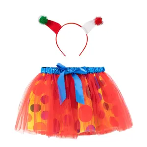 Halloween Kinderen Tovenaar Heks Tutu Korte Rok Heksenhoed Hoofdband