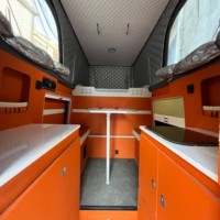Caravana Impermeable de Aluminio con Laterales Abatibles para las Cuatro Estaciones, para Camioneta Ford F-350, con Estructura Resistente y Diseño Duradero