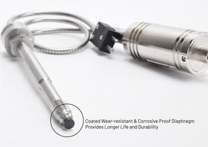 Trasmettitore di Pressione Flessibile per Estrusore, Materiale SS304, Alta Precisione (+/-0.2% FSO), 0-150MPa, 24VDC, Fibra Chimica - Product Image 5