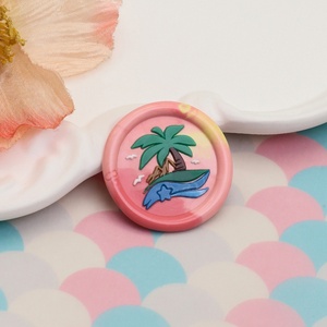 <strong>Simple</strong> Cute Style Wax <strong>Seal</strong> Stamp Solid Brass Head with Animal Dandelion Heart Design for Envelope Sealing Journal Decoration - Product Image 4