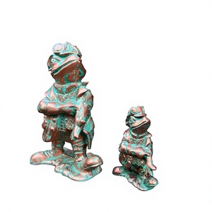 Señor Green Antique Estatua de Tortuga Pequeña y Grande para Exhibición en Jardín, Escultura y Figura de Bronce Hecha a Mano Personalizada para Decoración - Product Image 1