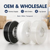 Filament en nylon PA6 résistant à l'usure, 1,75 mm, polyamide de précision, matériau d'impression 3D, bobine de 1 kg pour engrenages, robotique, FDM, FFF